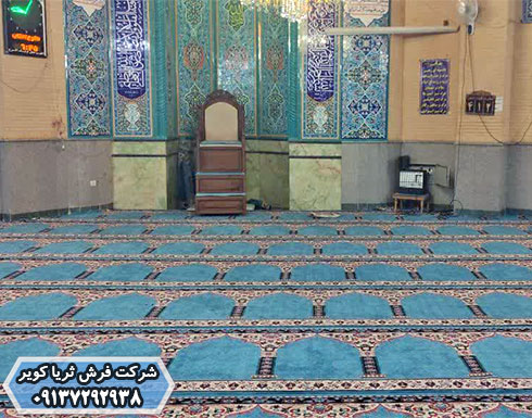 فرش سجاده مسجد طرح ساده