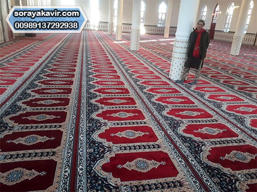 Iranian mosque carpet roll