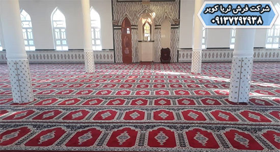 فرش سجاده ای مساجد قرمزرنگ
