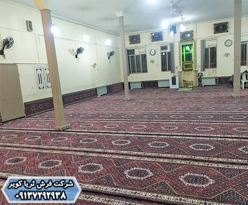 فرش ماشینی مسجدی در کاشان