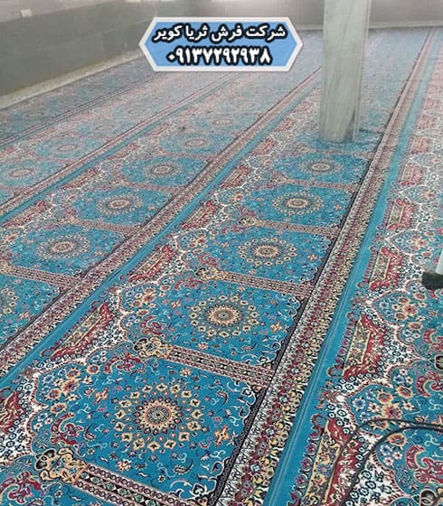 فرش مسجد طرح محرابی افشان
