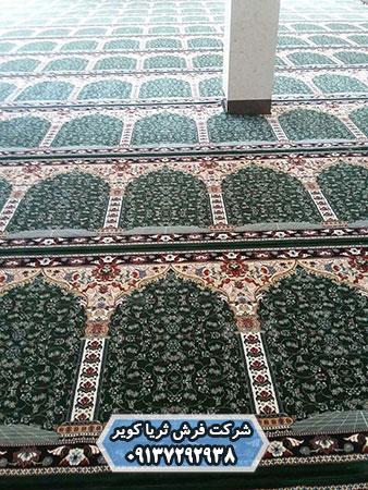 طرح فرش سجاده ای مسجد درختی یا گل و بوته