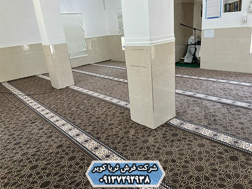 سجاده فرش طرح تشریفاتی تک حاشیه