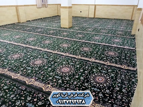 بافت فرش سجاده ای طرح تشریفاتی