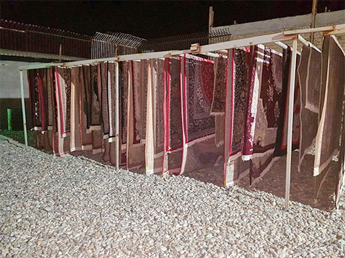 شستن فرش سنتی