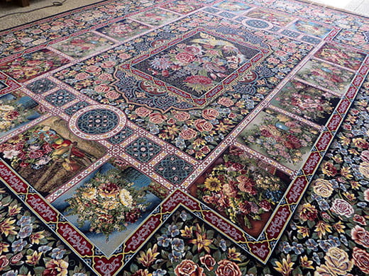 ماندگاری رنگ قالی